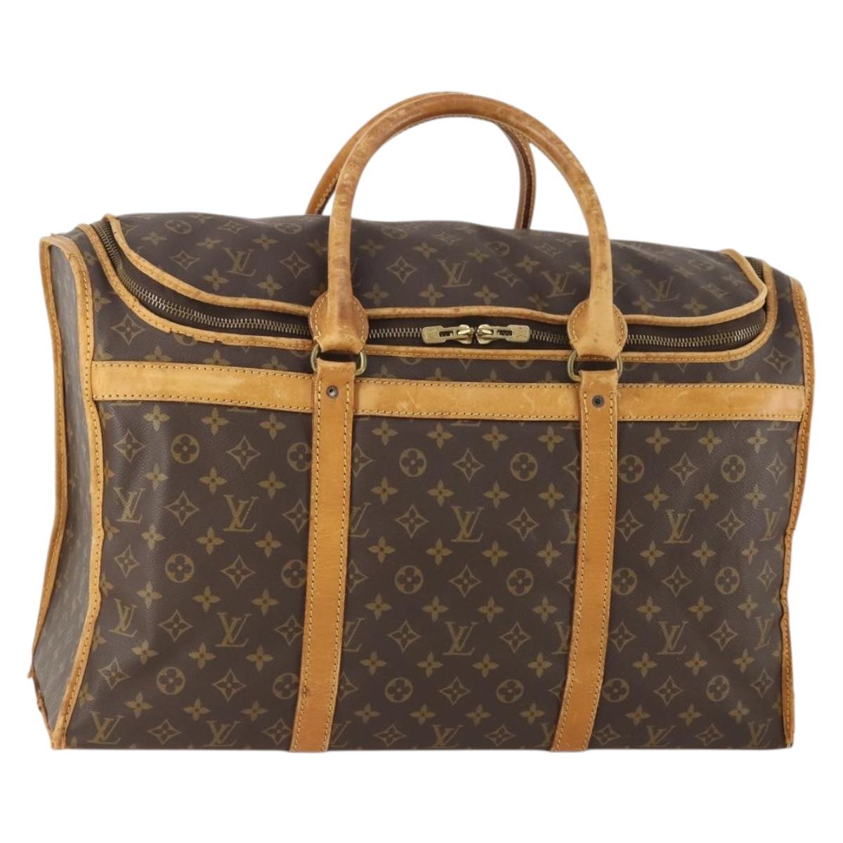 LOUIS VUITTON Monogram Sac Chasseur 55 Boston Bag M41922 LV Auth hk3651
