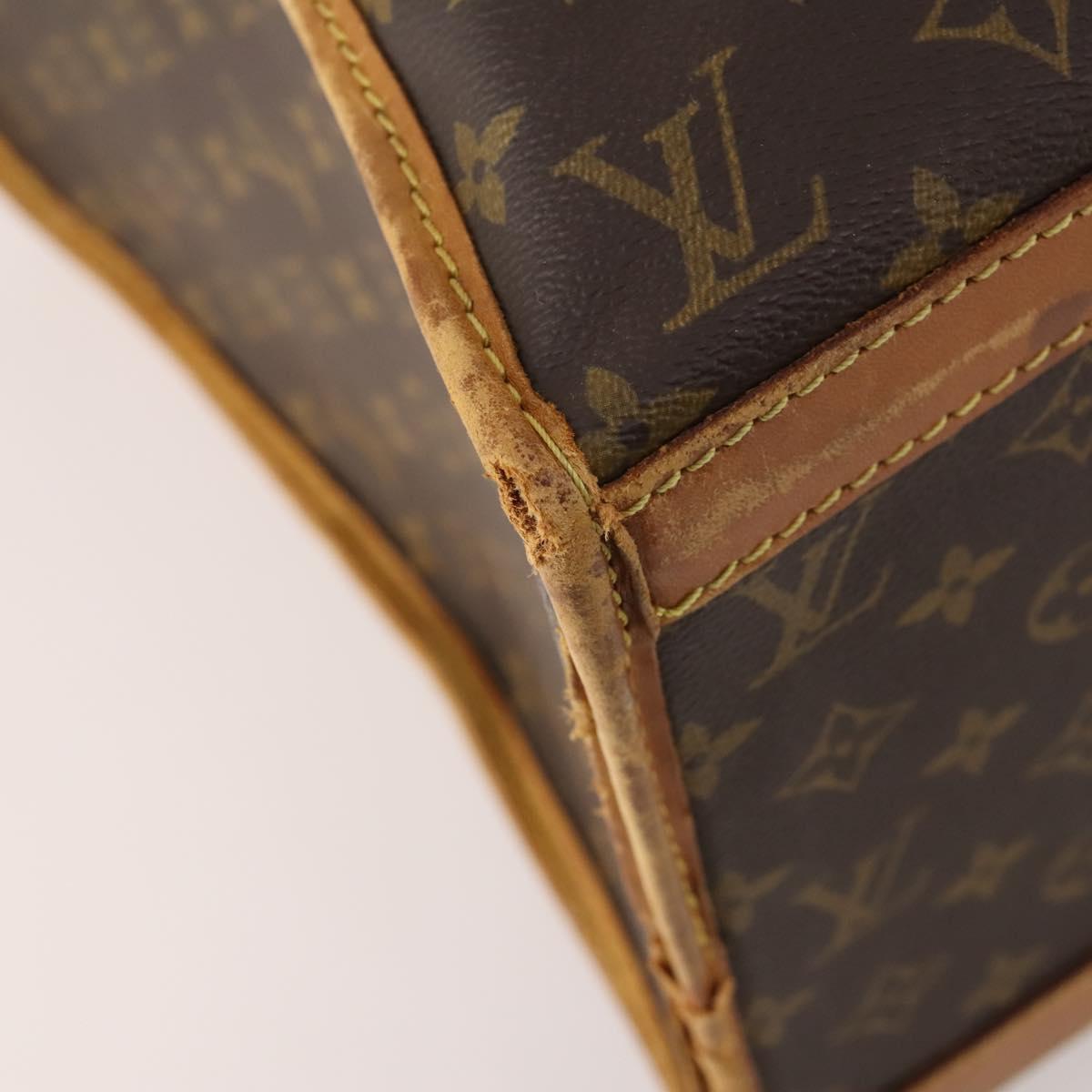 LOUIS VUITTON Monogram Sac Chasseur 55 Boston Bag M41922 LV Auth hk3651