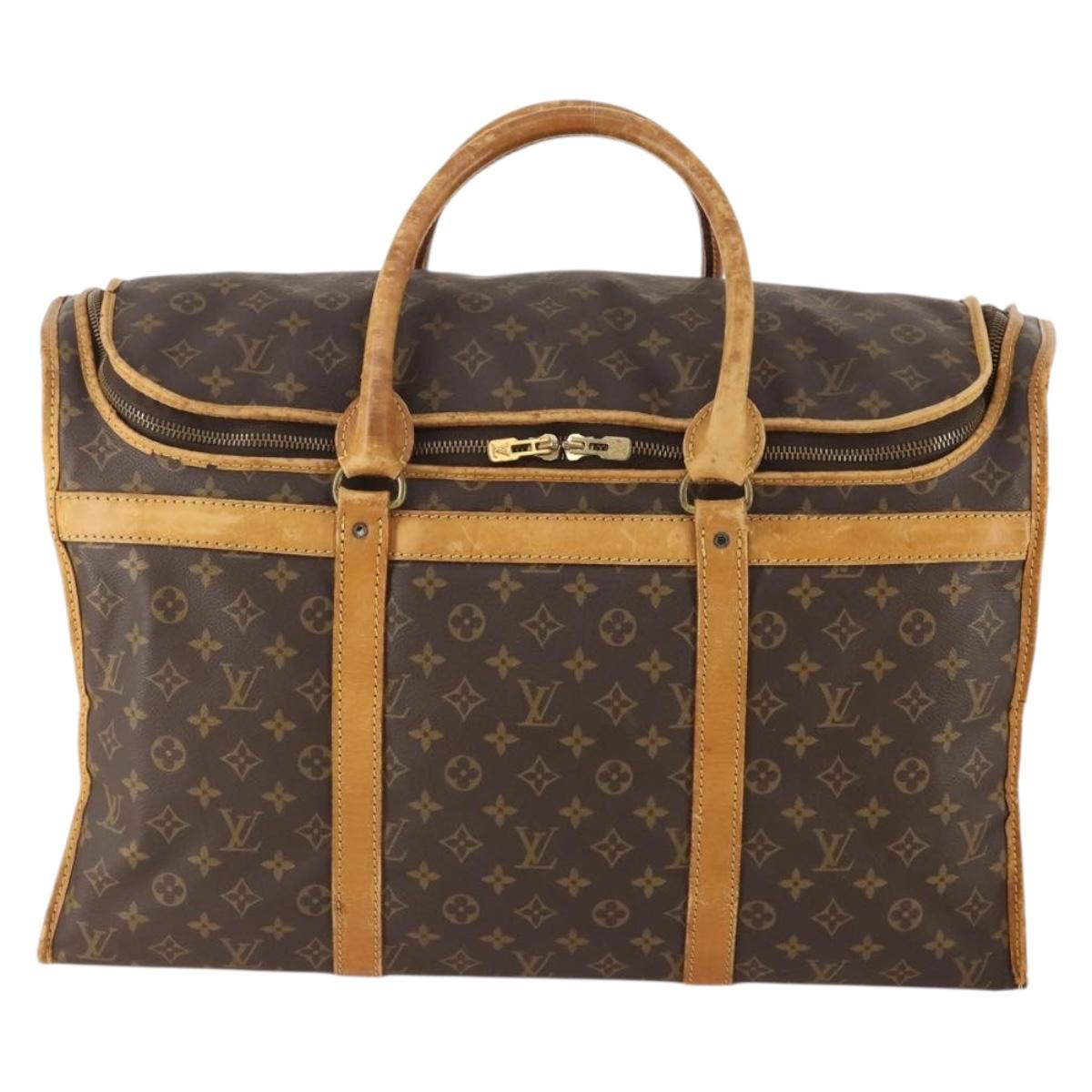 LOUIS VUITTON Monogram Sac Chasseur 55 Boston Bag M41922 LV Auth hk3651