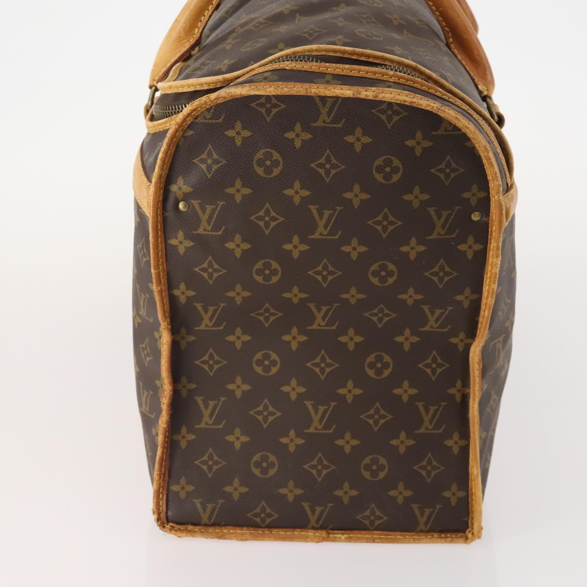 LOUIS VUITTON Monogram Sac Chasseur 55 Boston Bag M41922 LV Auth hk3651