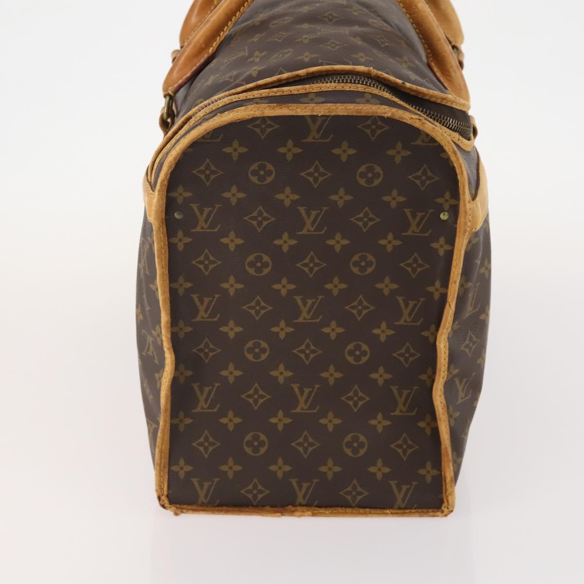 LOUIS VUITTON Monogram Sac Chasseur 55 Boston Bag M41922 LV Auth hk3651