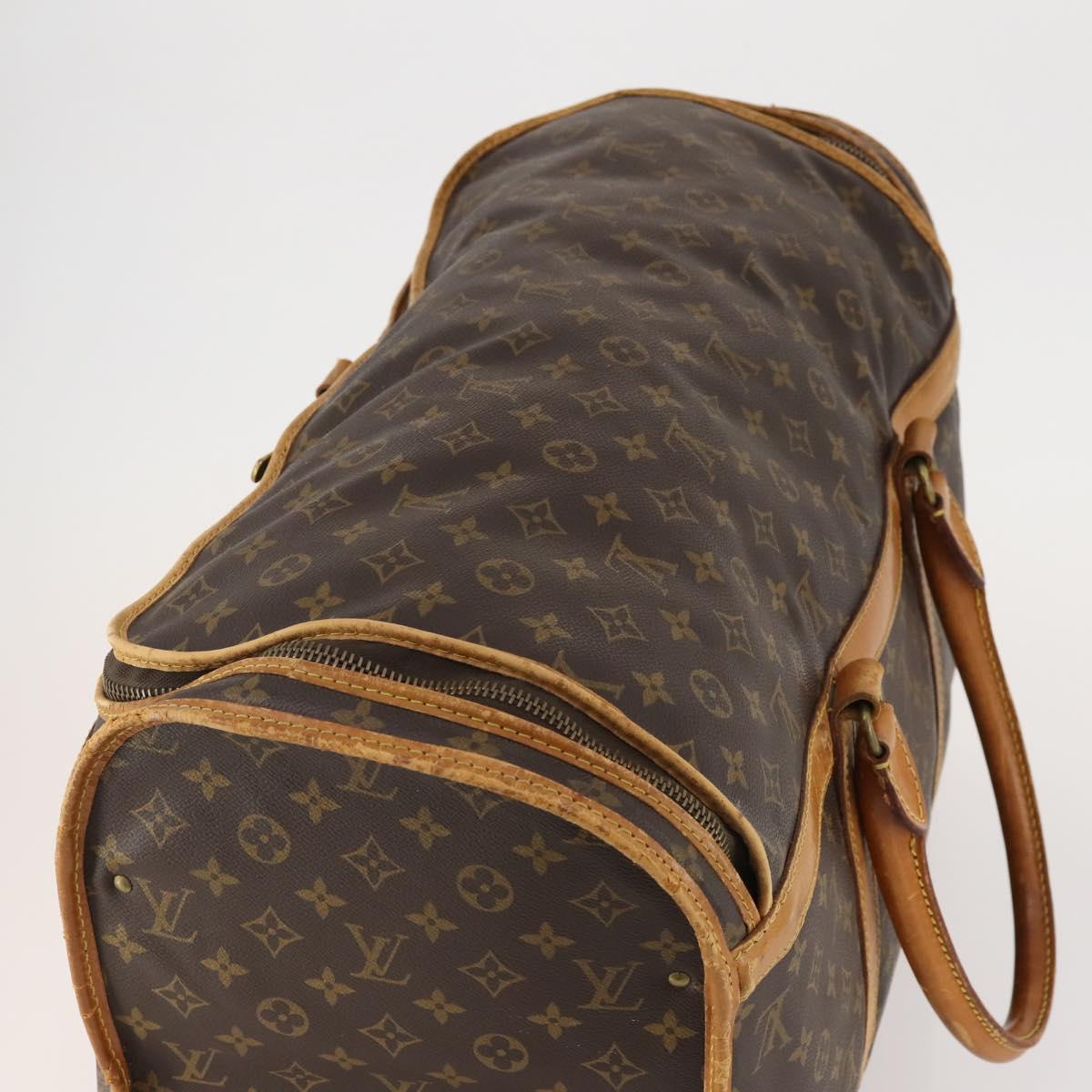LOUIS VUITTON Monogram Sac Chasseur 55 Boston Bag M41922 LV Auth hk3651