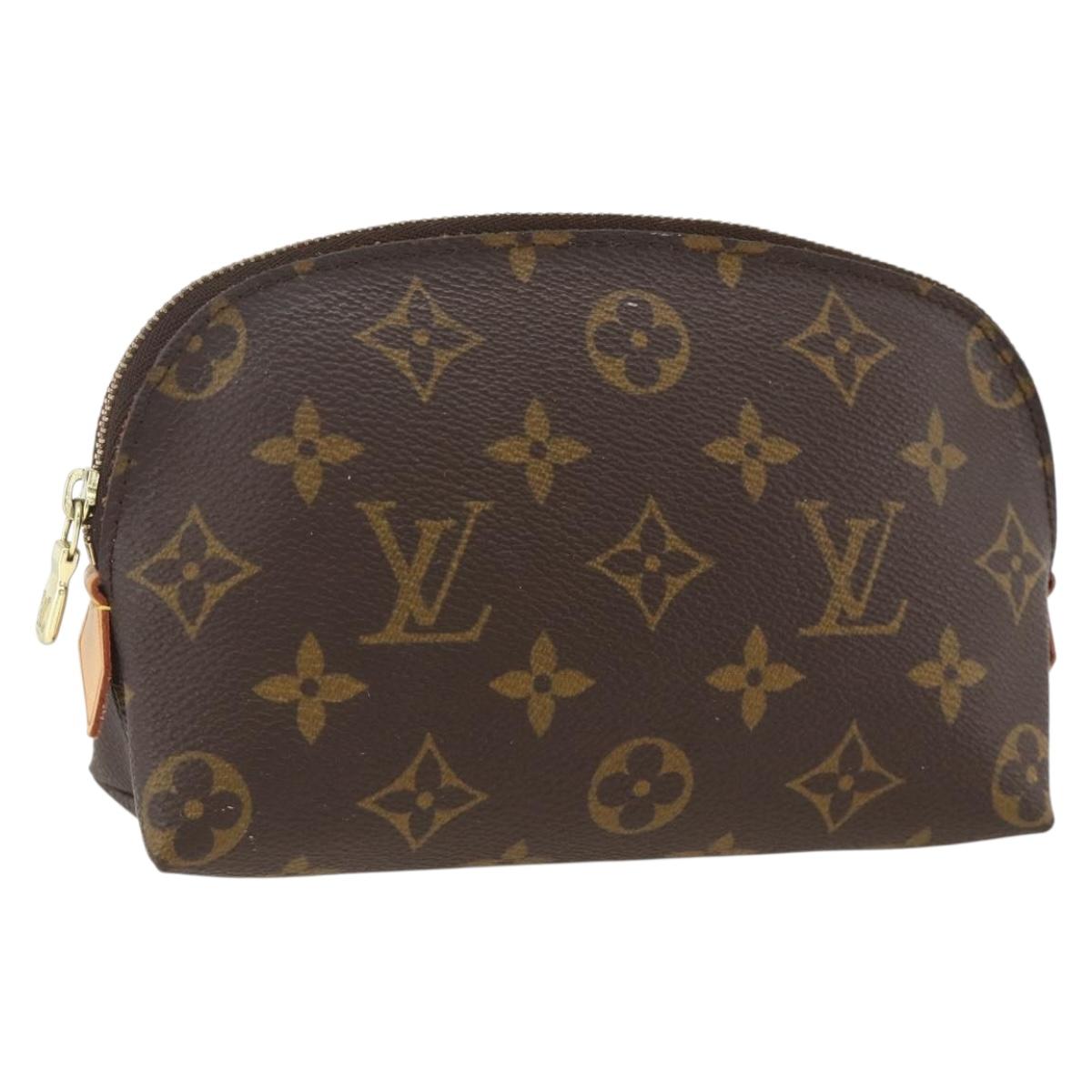 LOUIS VUITTON Monogram Pochette Cosmetic PM Pouch M43998 LV Auth hk3654