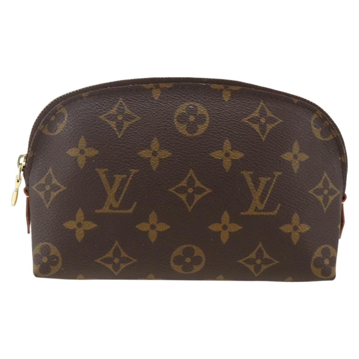 LOUIS VUITTON Monogram Pochette Cosmetic PM Pouch M43998 LV Auth hk3654