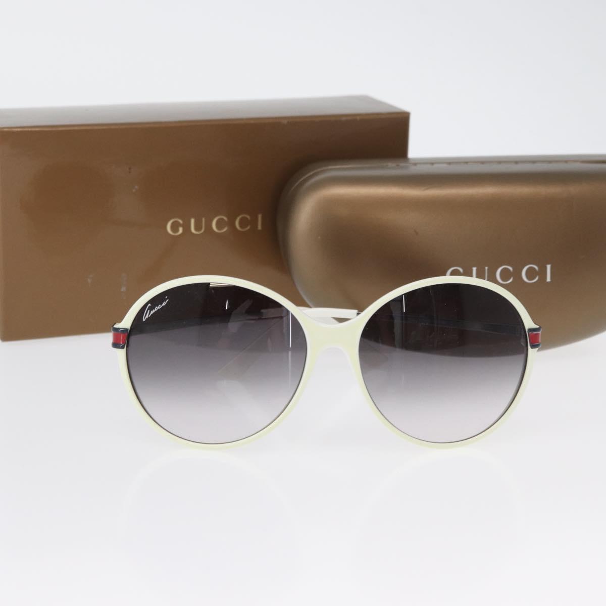 GUCCI Sunglasses plastic Black Auth hk3657