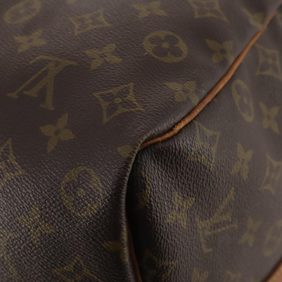LOUIS VUITTON Monogram Keepall Bandouliere 60 Boston Bag M41412 LV Auth hk3666