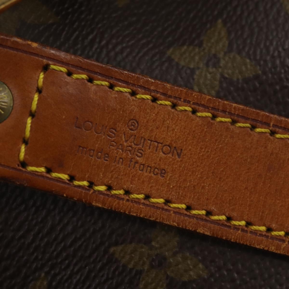 LOUIS VUITTON Monogram Keepall Bandouliere 60 Boston Bag M41412 LV Auth hk3666