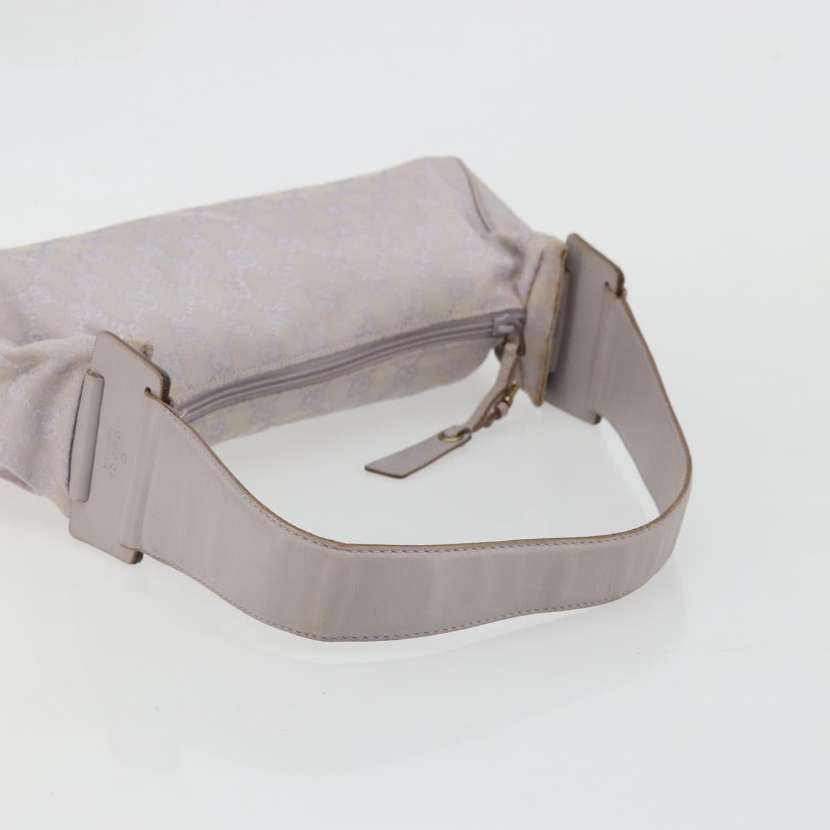 GUCCI GG Canvas Shoulder Bag Purple Gold 92697 Auth hk3677