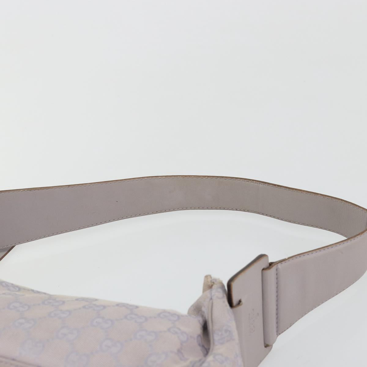 GUCCI GG Canvas Shoulder Bag Purple Gold 92697 Auth hk3677