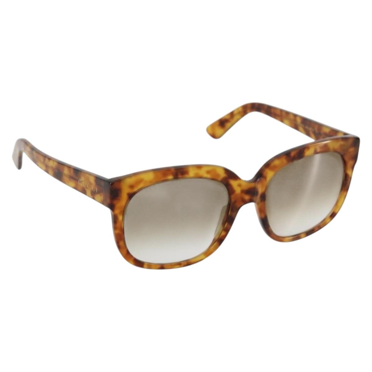 GUCCI Sunglasses plastic Brown GG0361S Auth hk3698
