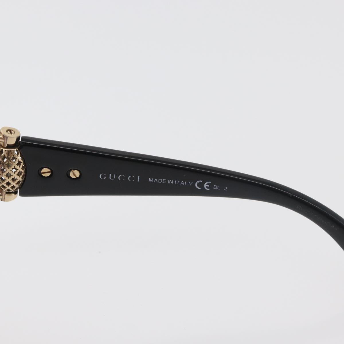 GUCCI Sunglasses plastic Black GG3727 Auth hk3699A