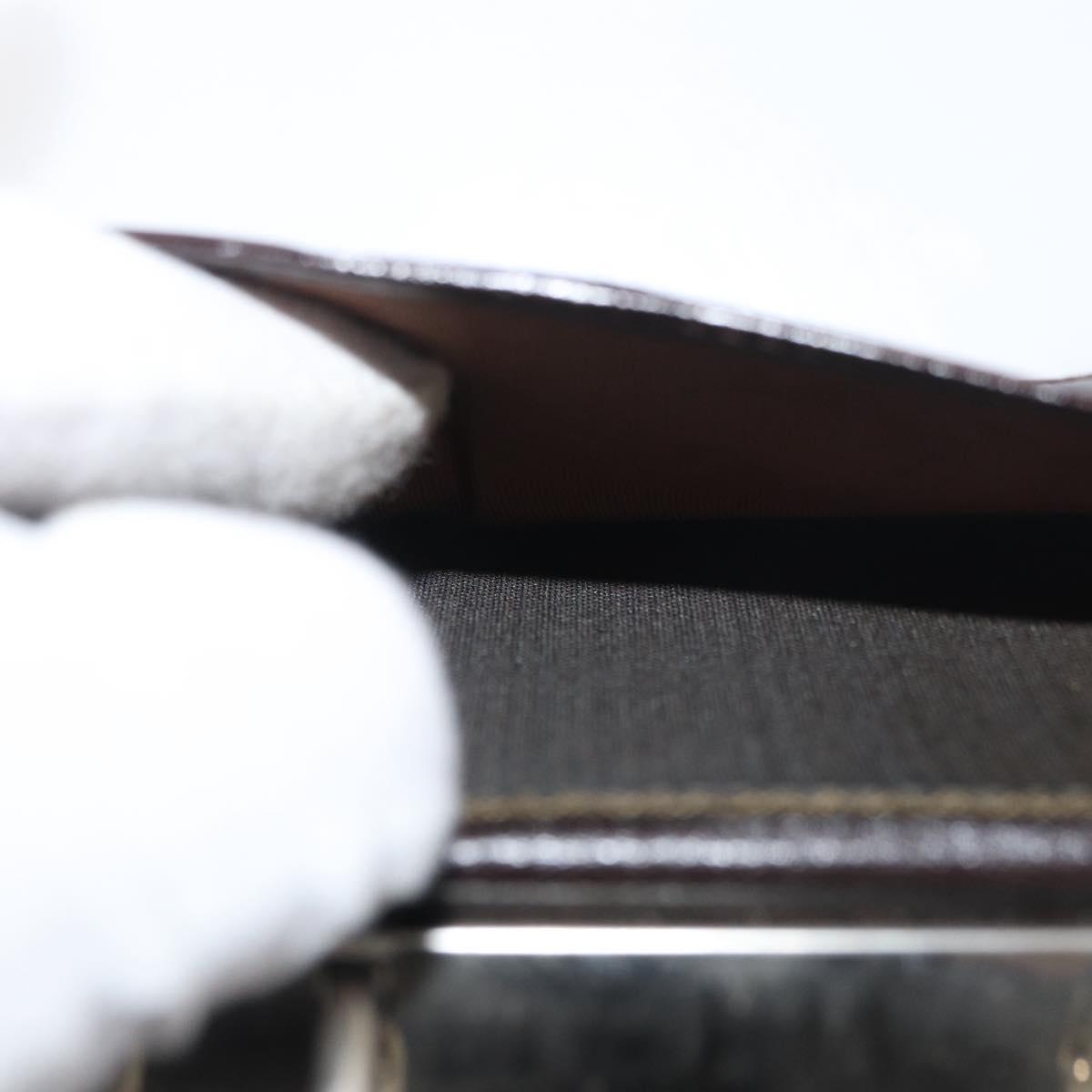 FENDI Zucca Canvas Day Planner Cover Brown Black Auth hk3722A