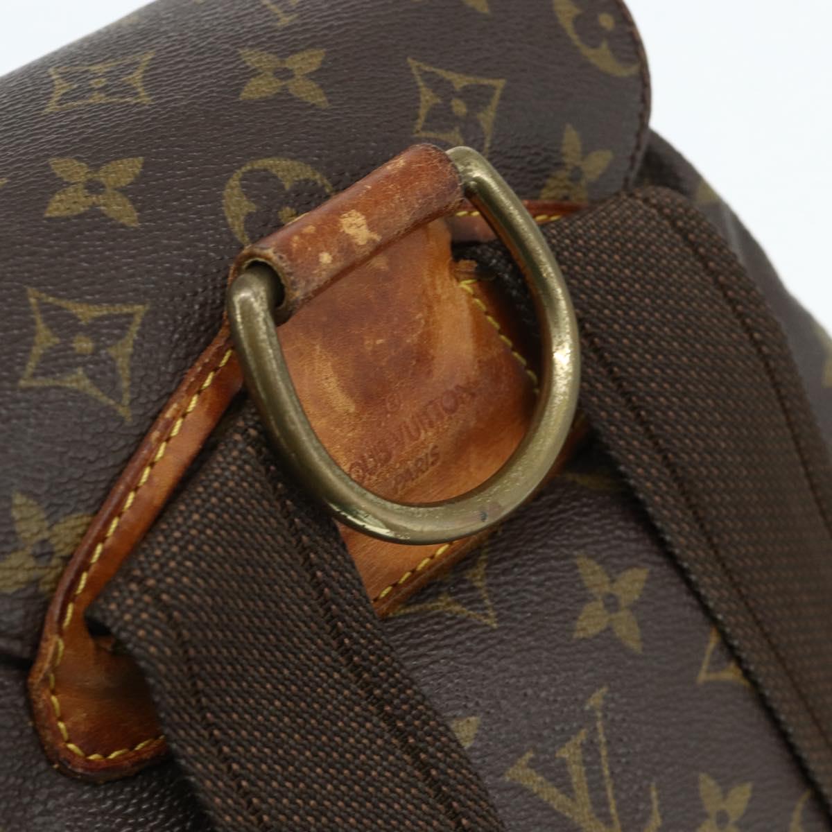 LOUIS VUITTON Monogram Montsouris GM Backpack M51135 LV Auth hk3755