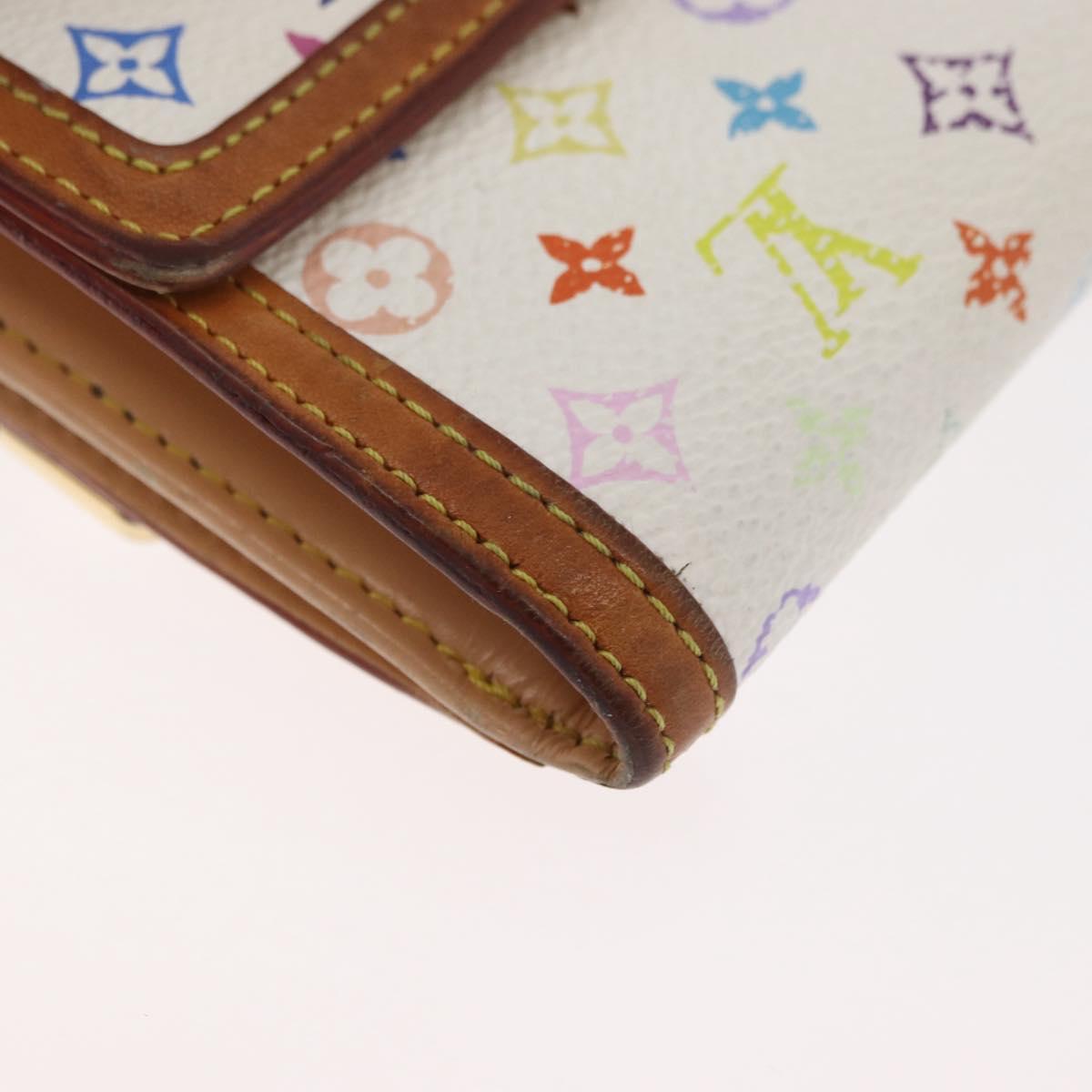 LOUIS VUITTON Multicolor Porte Monnaie Billets Cartes Credit M92983 Auth hk3761