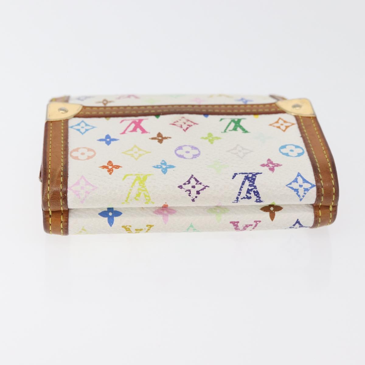 LOUIS VUITTON Multicolor Porte Monnaie Billets Cartes Credit M92983 Auth hk3761