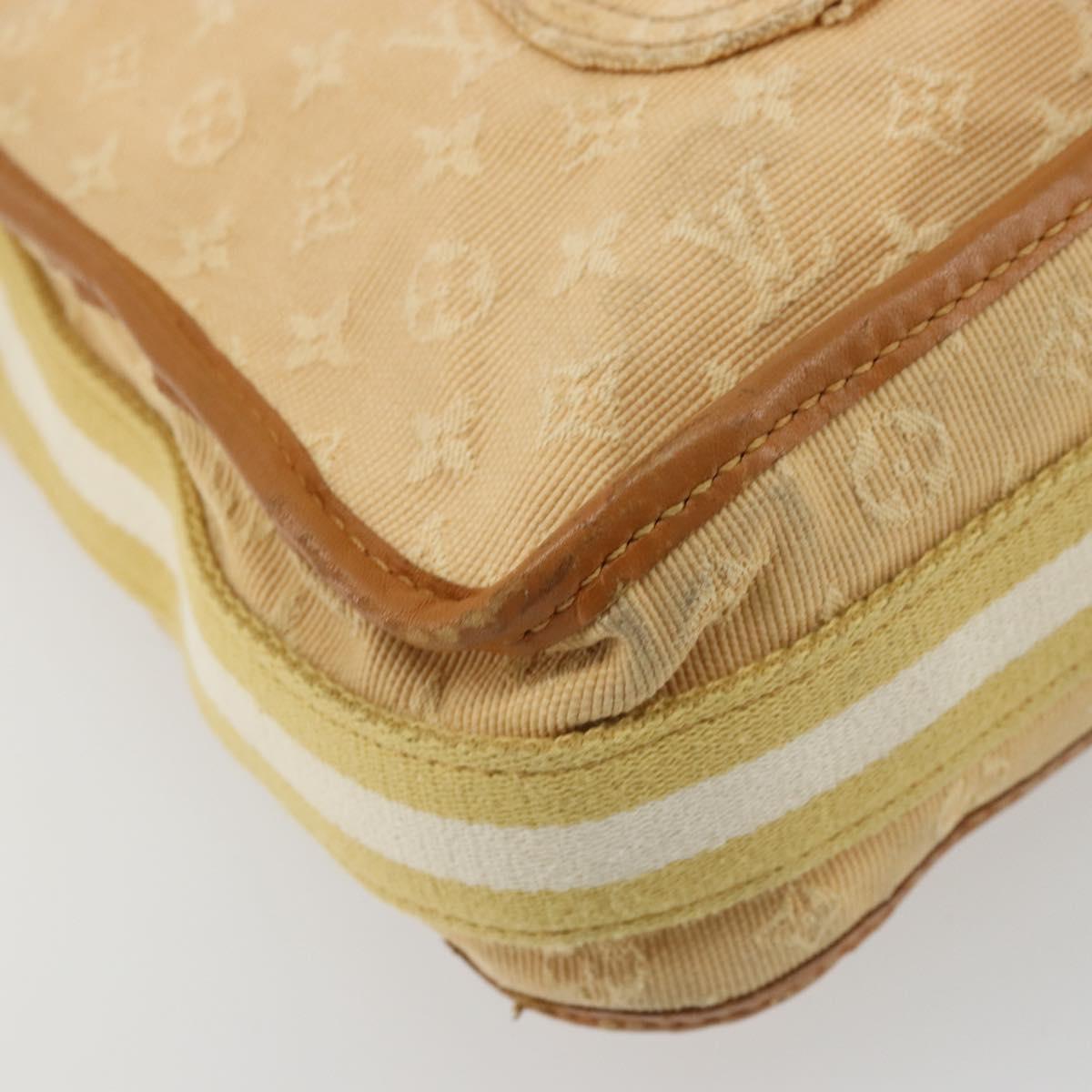 LOUIS VUITTON Monogram Mini Buzas Marie Kate Bag Beige M92323 LV Auth hk3766