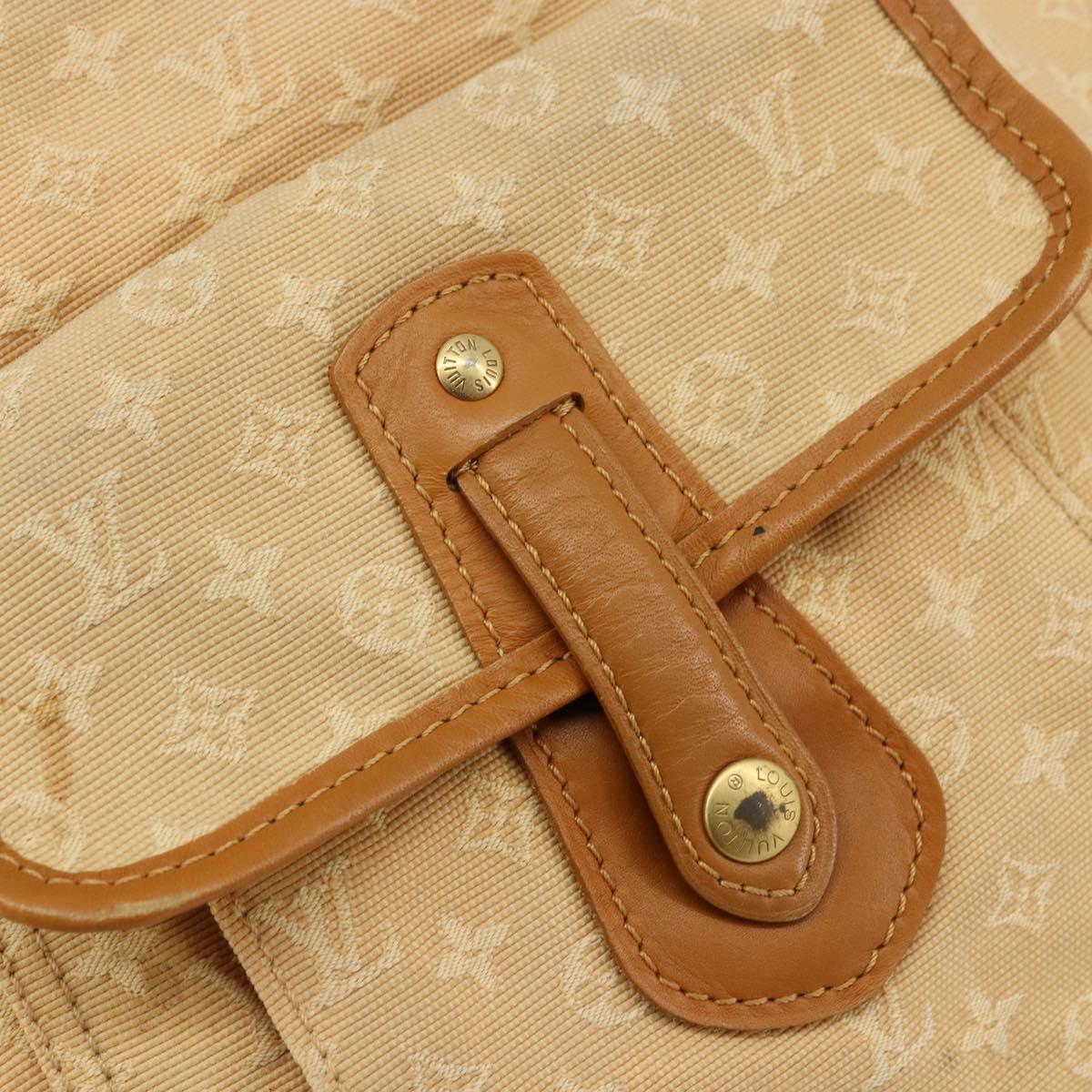 LOUIS VUITTON Monogram Mini Buzas Marie Kate Bag Beige M92323 LV Auth hk3766