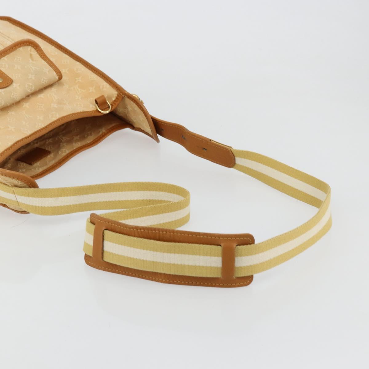 LOUIS VUITTON Monogram Mini Buzas Marie Kate Bag Beige M92323 LV Auth hk3766