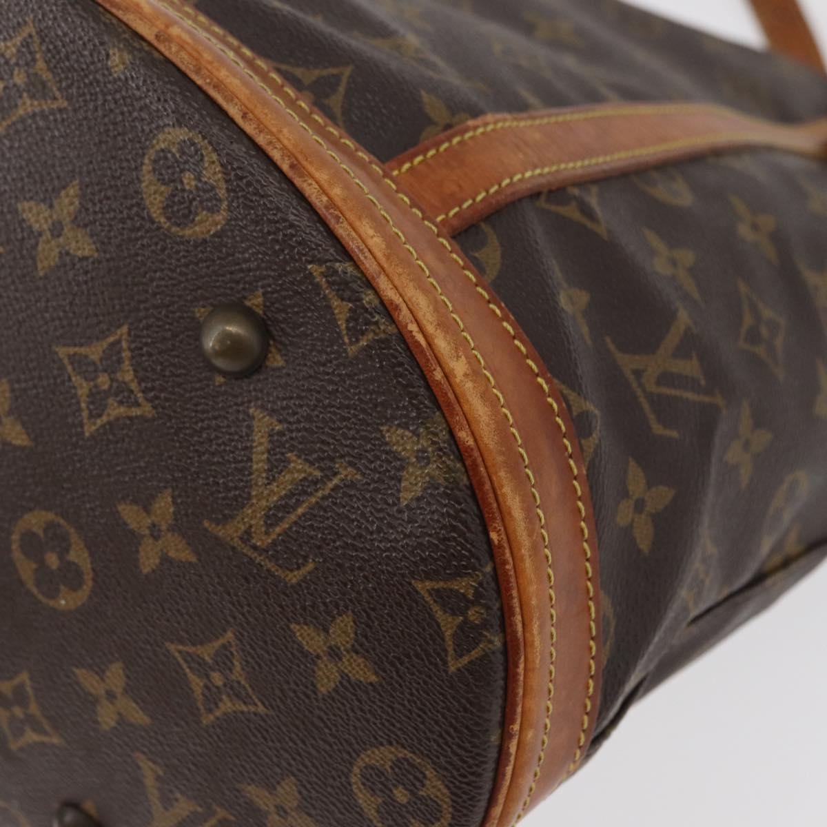 LOUIS VUITTON Monogram Bucket GM Shoulder Bag M42236 LV Auth hk3770