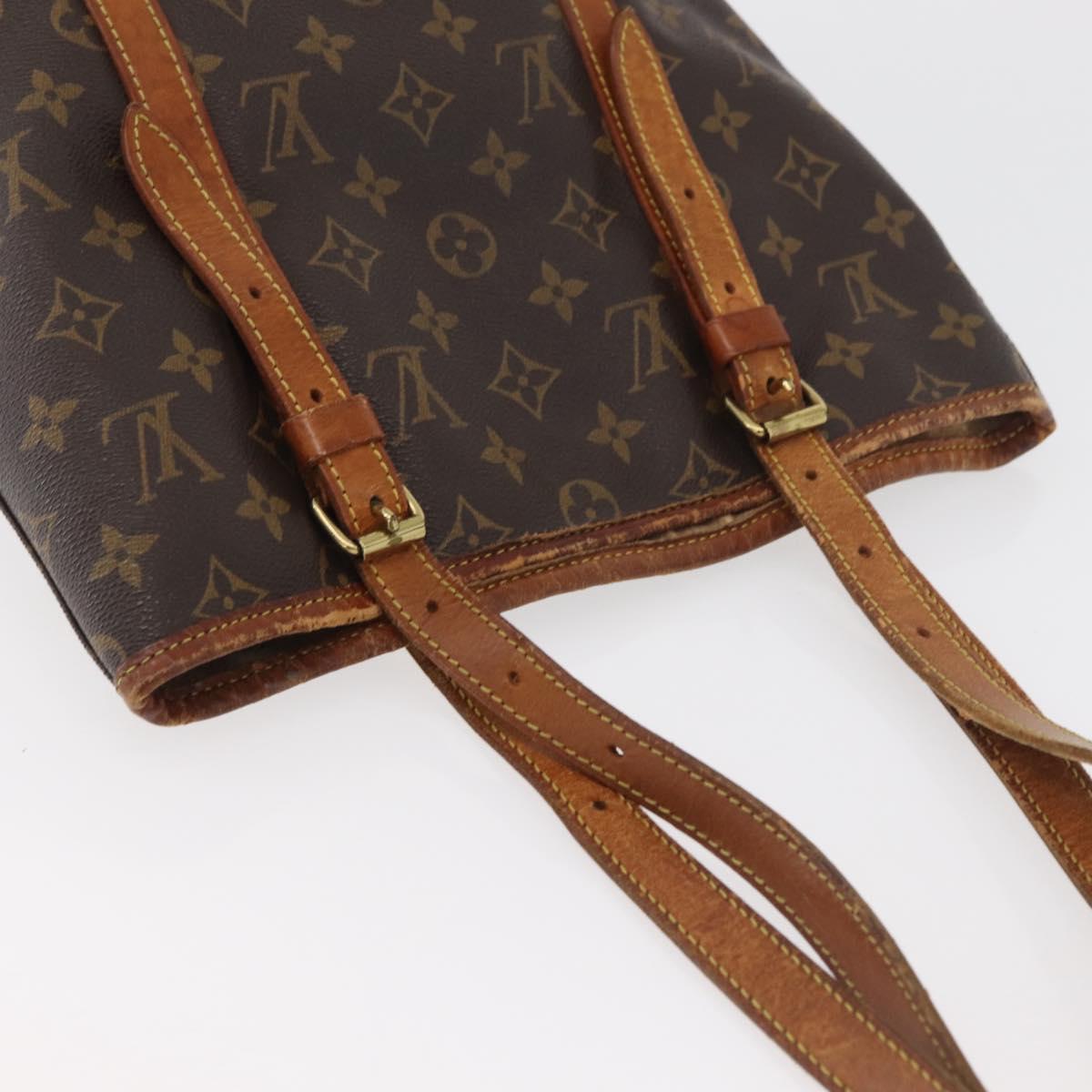 LOUIS VUITTON Monogram Bucket GM Shoulder Bag M42236 LV Auth hk3770
