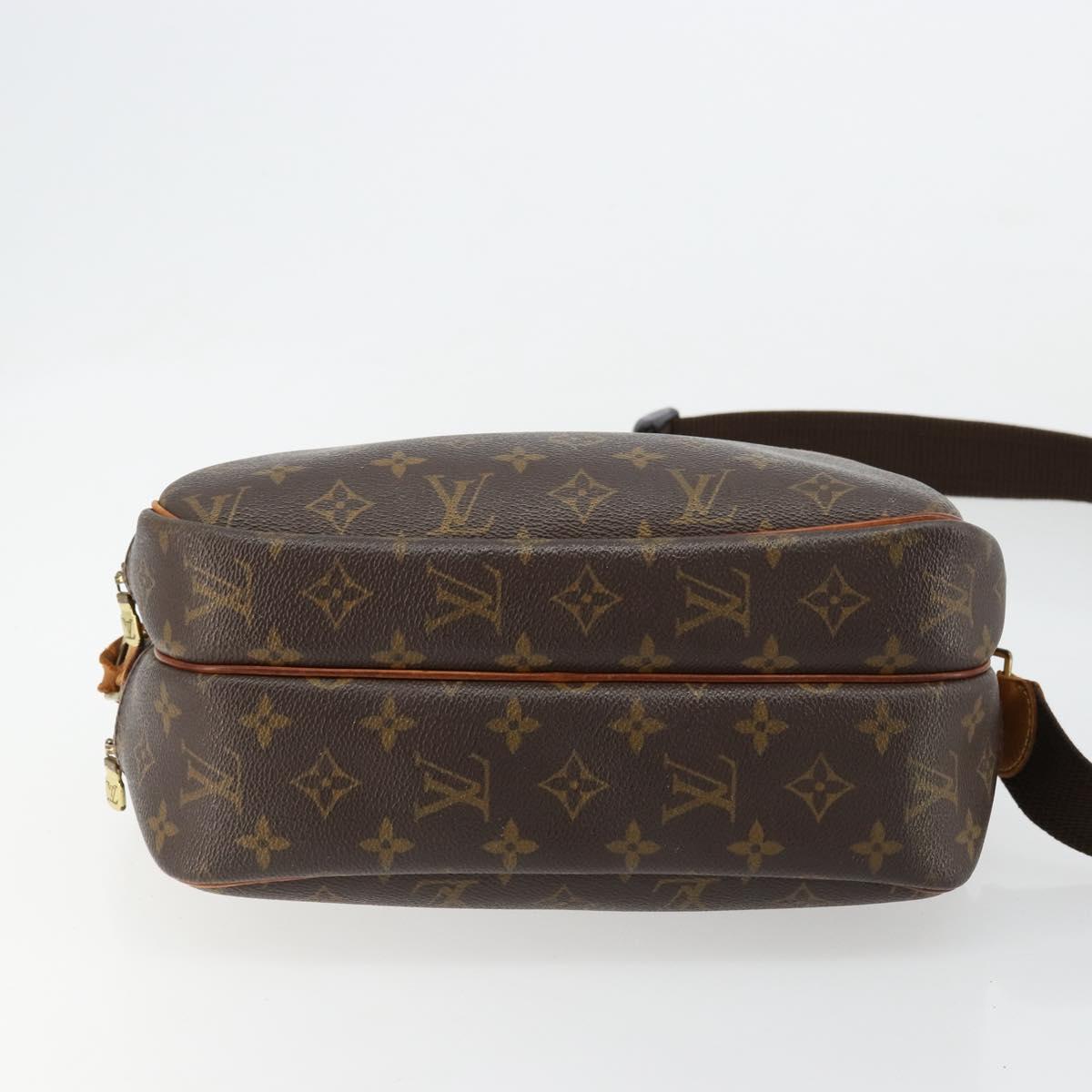 LOUIS VUITTON Monogram Reporter PM Shoulder Bag M45254 LV Auth hk3772