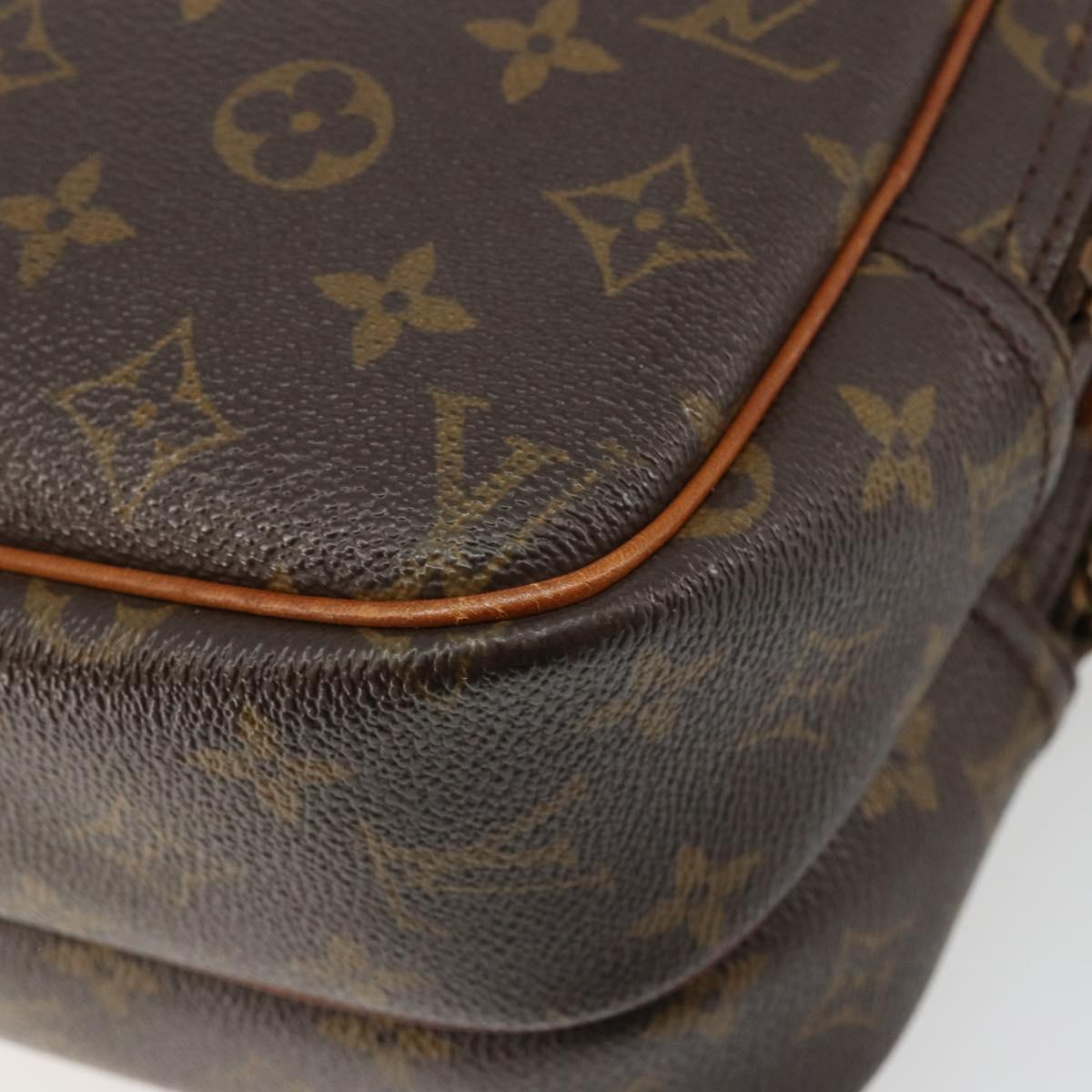 LOUIS VUITTON Monogram Reporter PM Shoulder Bag M45254 LV Auth hk3772