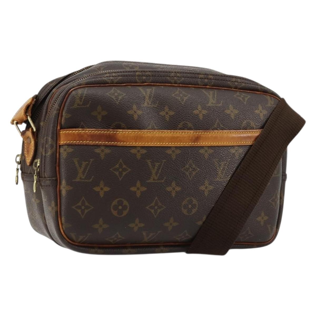 LOUIS VUITTON Monogram Reporter PM Shoulder Bag M45254 LV Auth hk3772