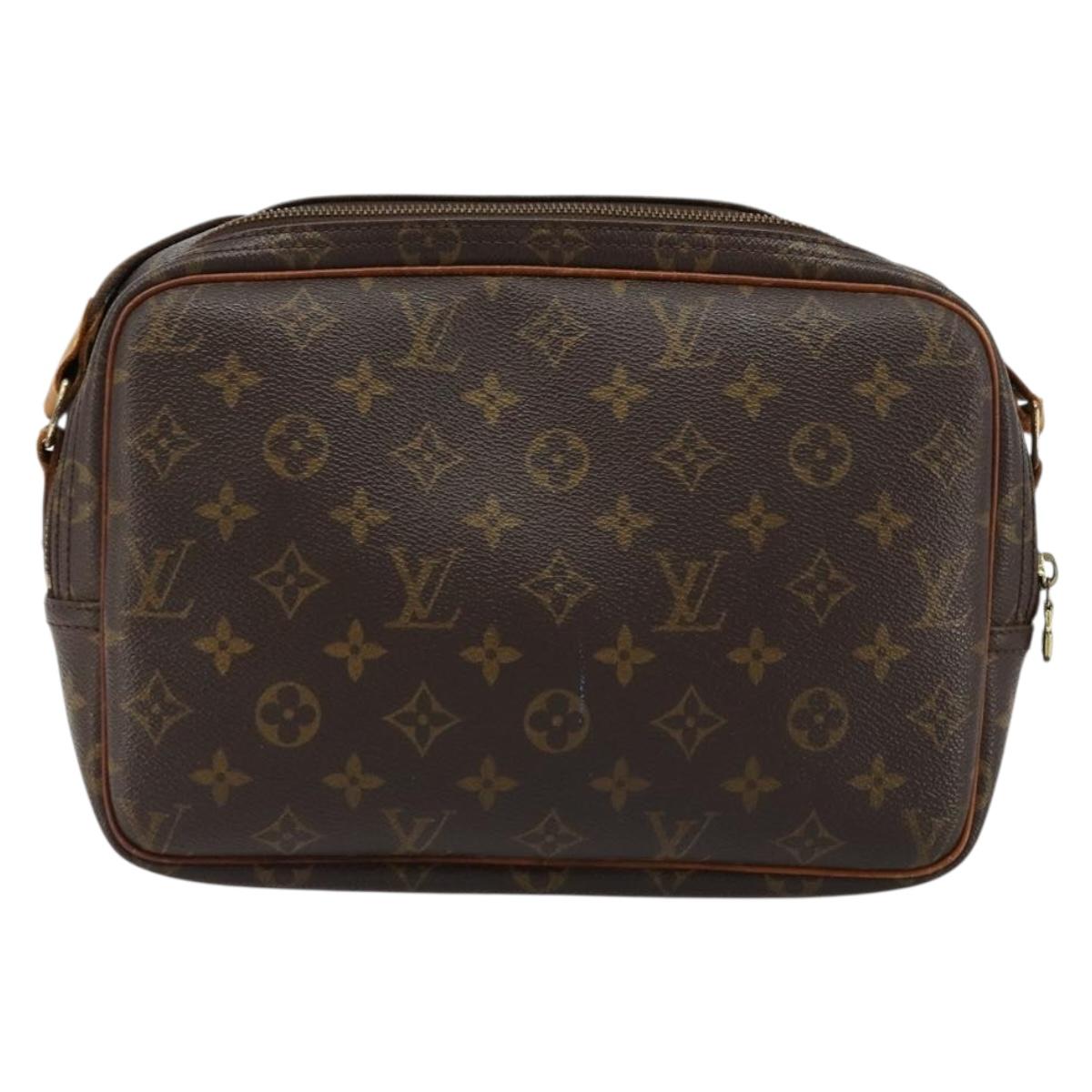 LOUIS VUITTON Monogram Reporter PM Shoulder Bag M45254 LV Auth hk3772
