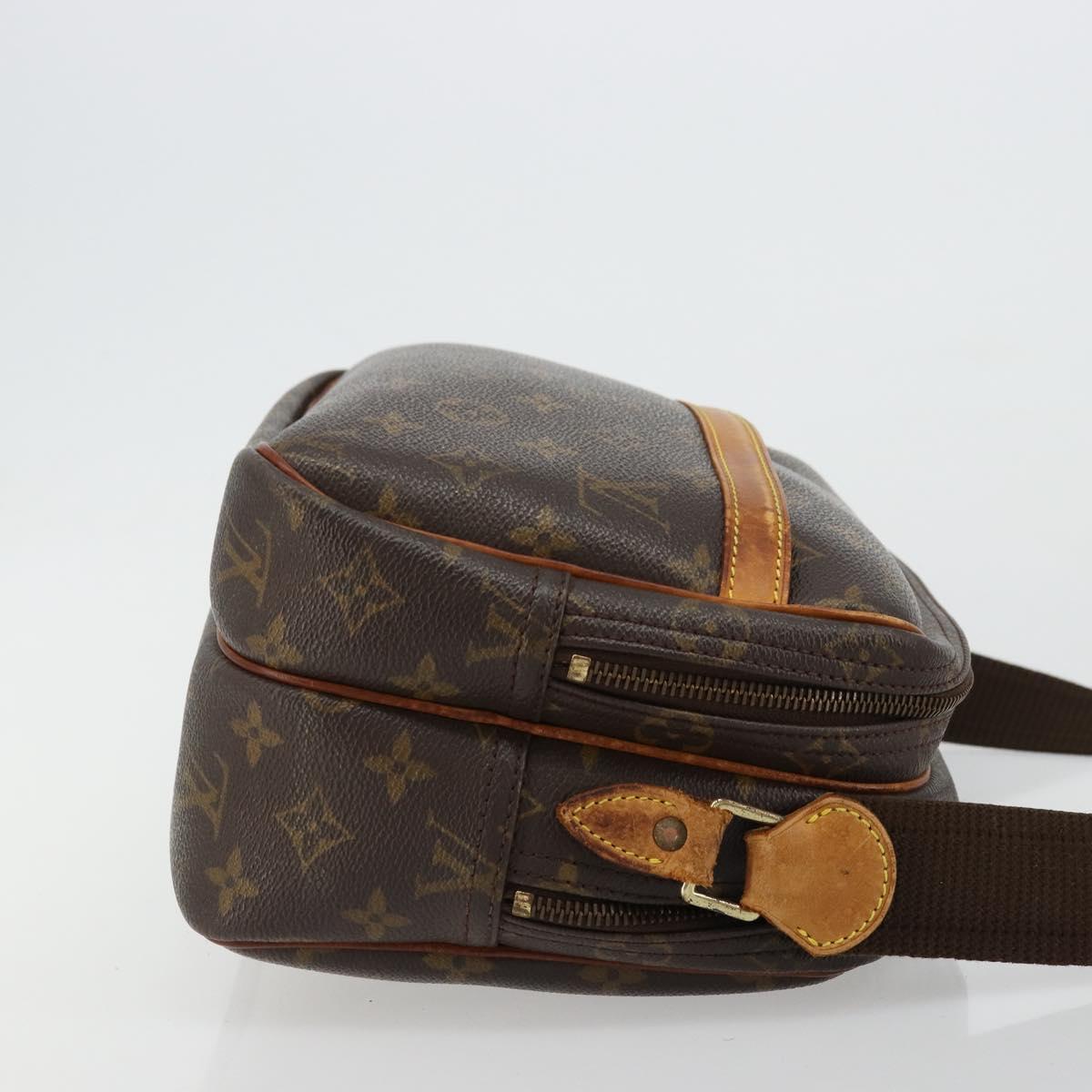 LOUIS VUITTON Monogram Reporter PM Shoulder Bag M45254 LV Auth hk3772