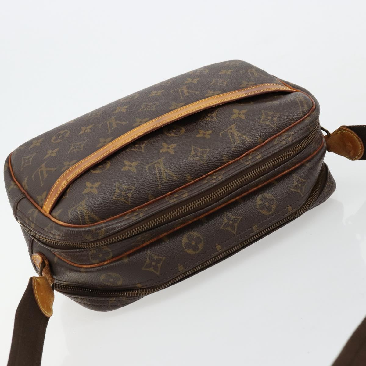 LOUIS VUITTON Monogram Reporter PM Shoulder Bag M45254 LV Auth hk3772