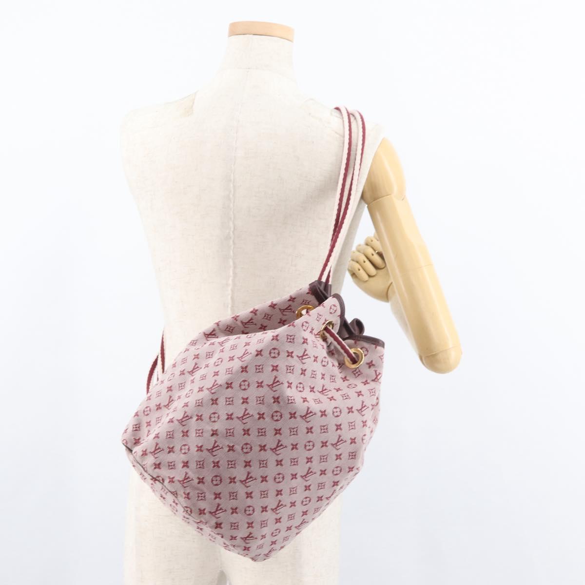 LOUIS VUITTON Monogram Mini Betsy Shoulder Bag Red M92520 LV Auth hk3775A