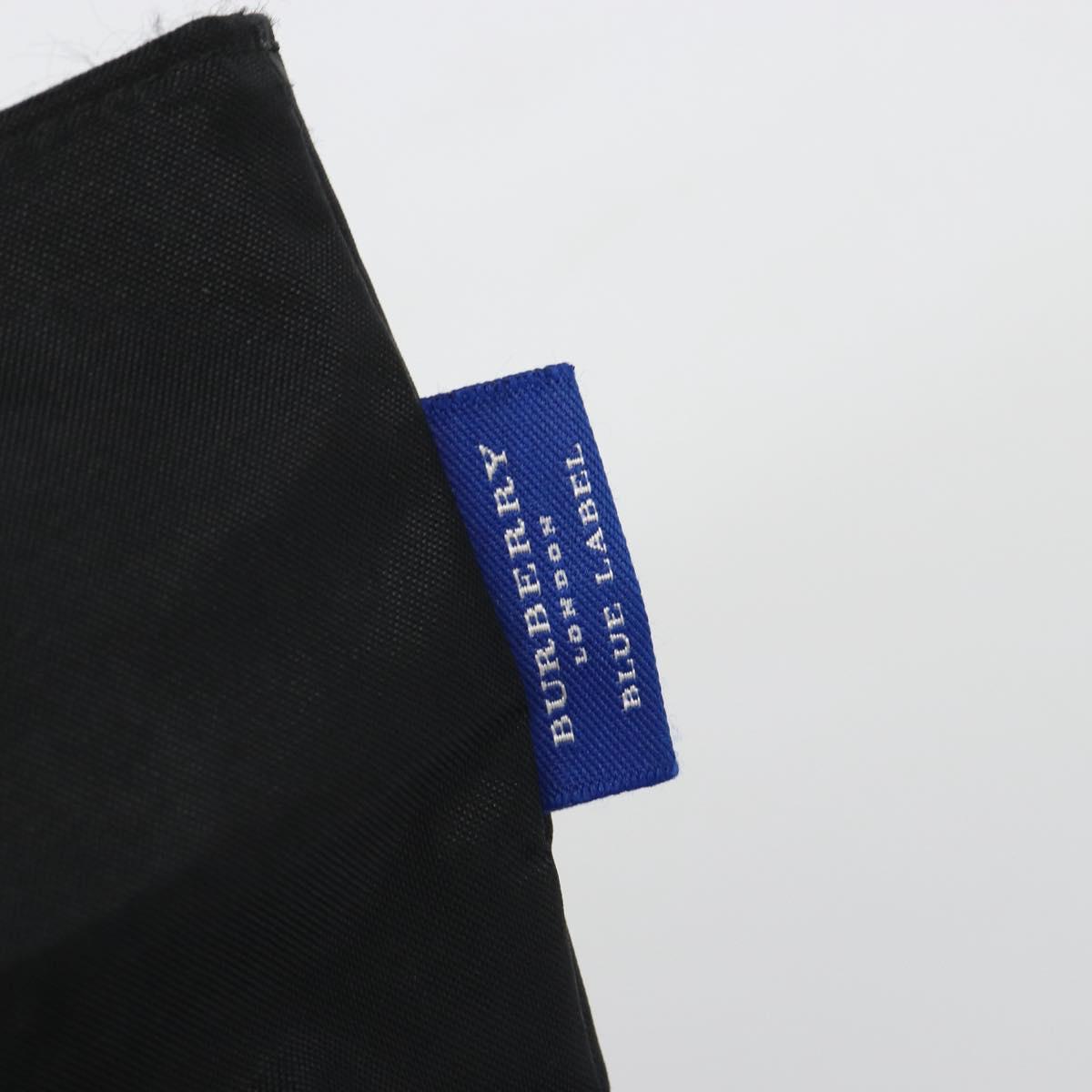 BURBERRY Blue Label Tote Bag Nylon Black Auth hk3812