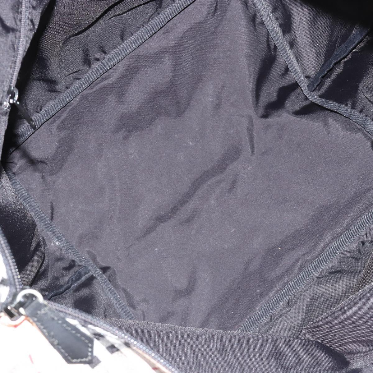 BURBERRY Blue Label Tote Bag Nylon Black Auth hk3812