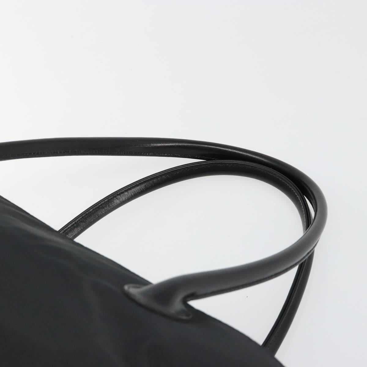 BURBERRY Blue Label Tote Bag Nylon Black Auth hk3812
