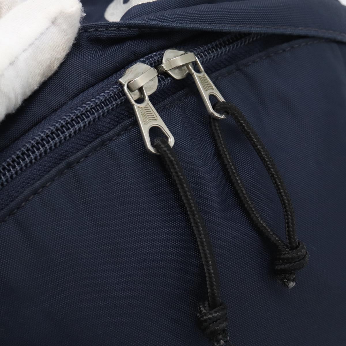 BALENCIAGA Backpack Nylon Navy Silver 525162 Auth hk3814