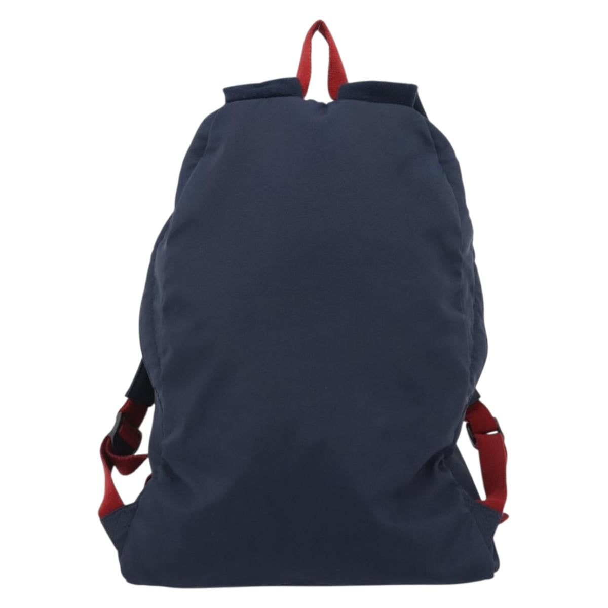BALENCIAGA Backpack Nylon Navy Silver 525162 Auth hk3814
