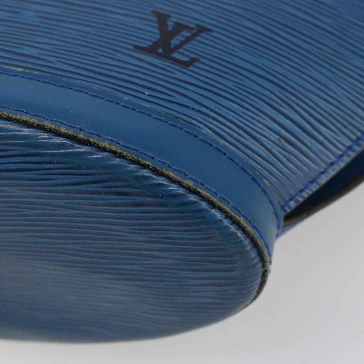 LOUIS VUITTON Epi Saint Jacques Shoulder Bag Blue M52275 LV Auth hk3825