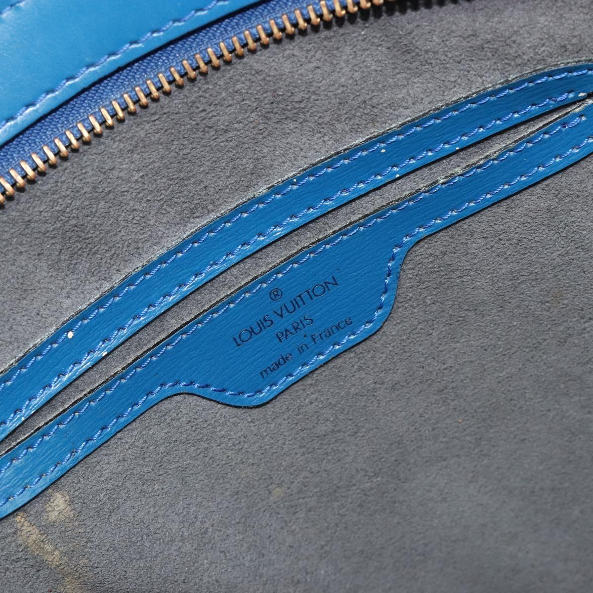 LOUIS VUITTON Epi Saint Jacques Shoulder Bag Blue M52275 LV Auth hk3825