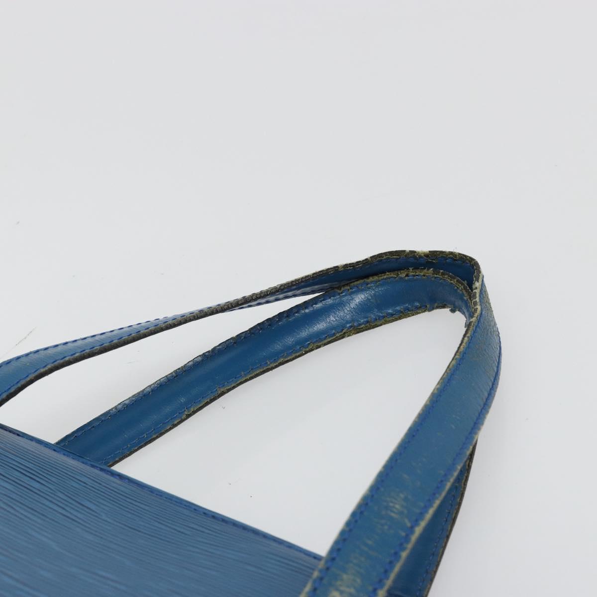 LOUIS VUITTON Epi Saint Jacques Shoulder Bag Blue M52275 LV Auth hk3825