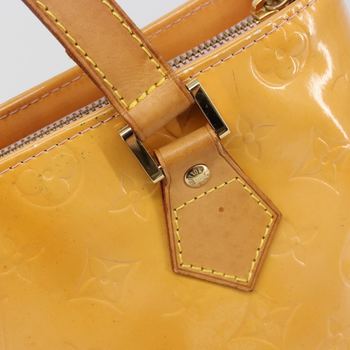LOUIS VUITTON Monogram Vernis Houston Bag Marshmallow Pink M91302 LV Auth hk3836