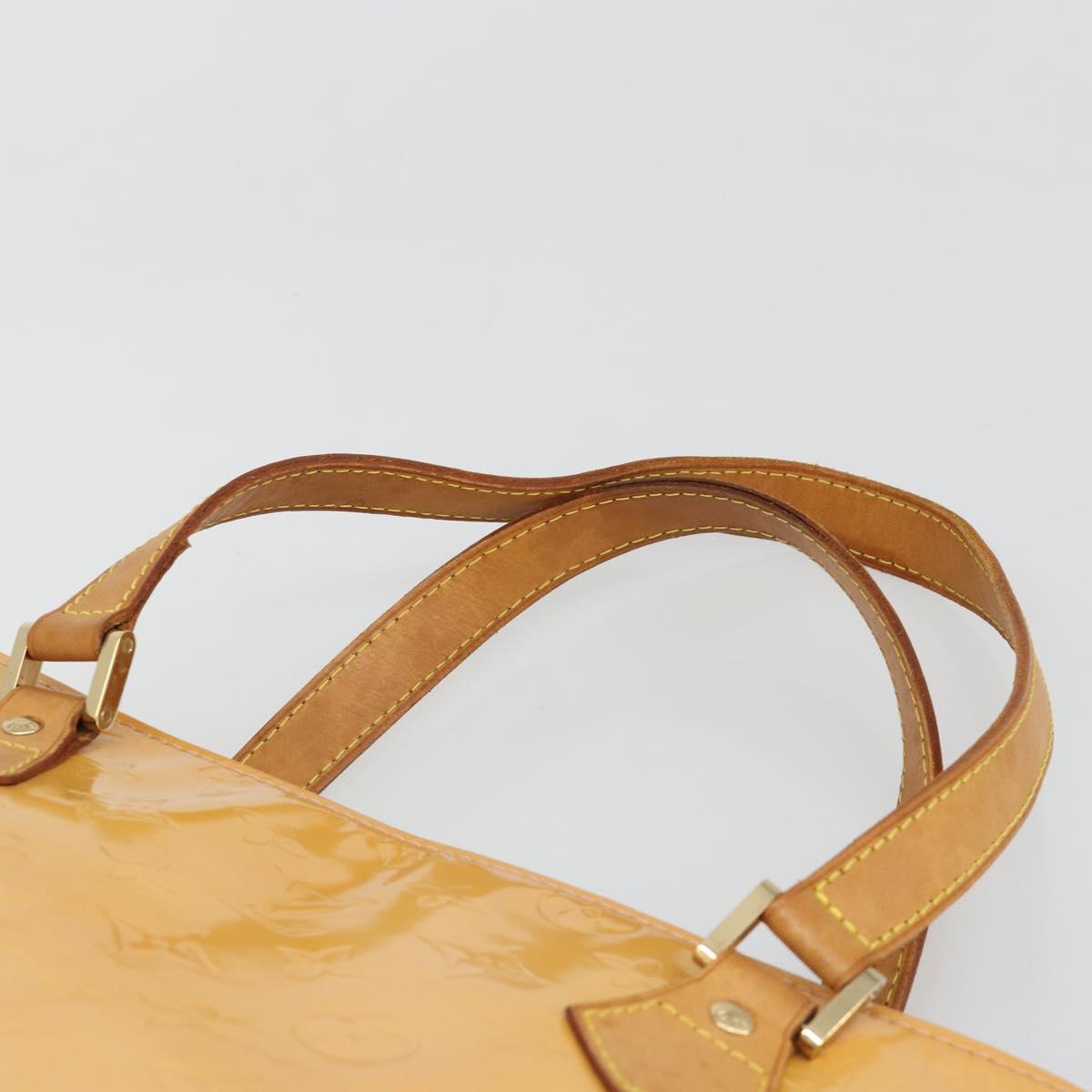 LOUIS VUITTON Monogram Vernis Houston Bag Marshmallow Pink M91302 LV Auth hk3836