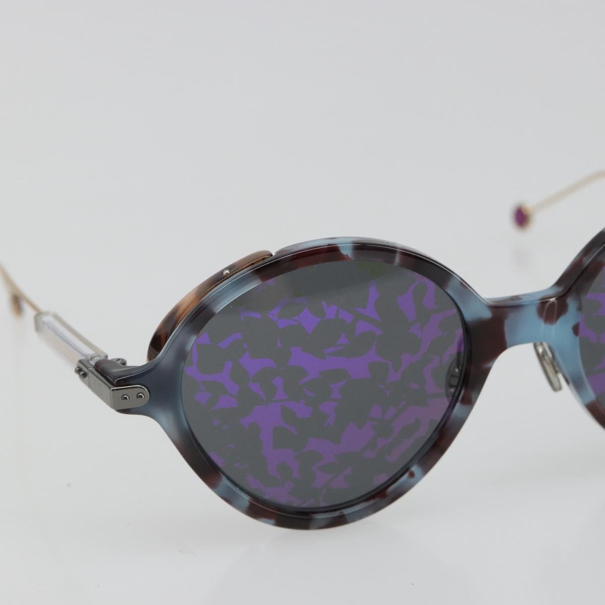 Christian Dior Sunglasses Plastic Gray Gold Silver Auth hk3838