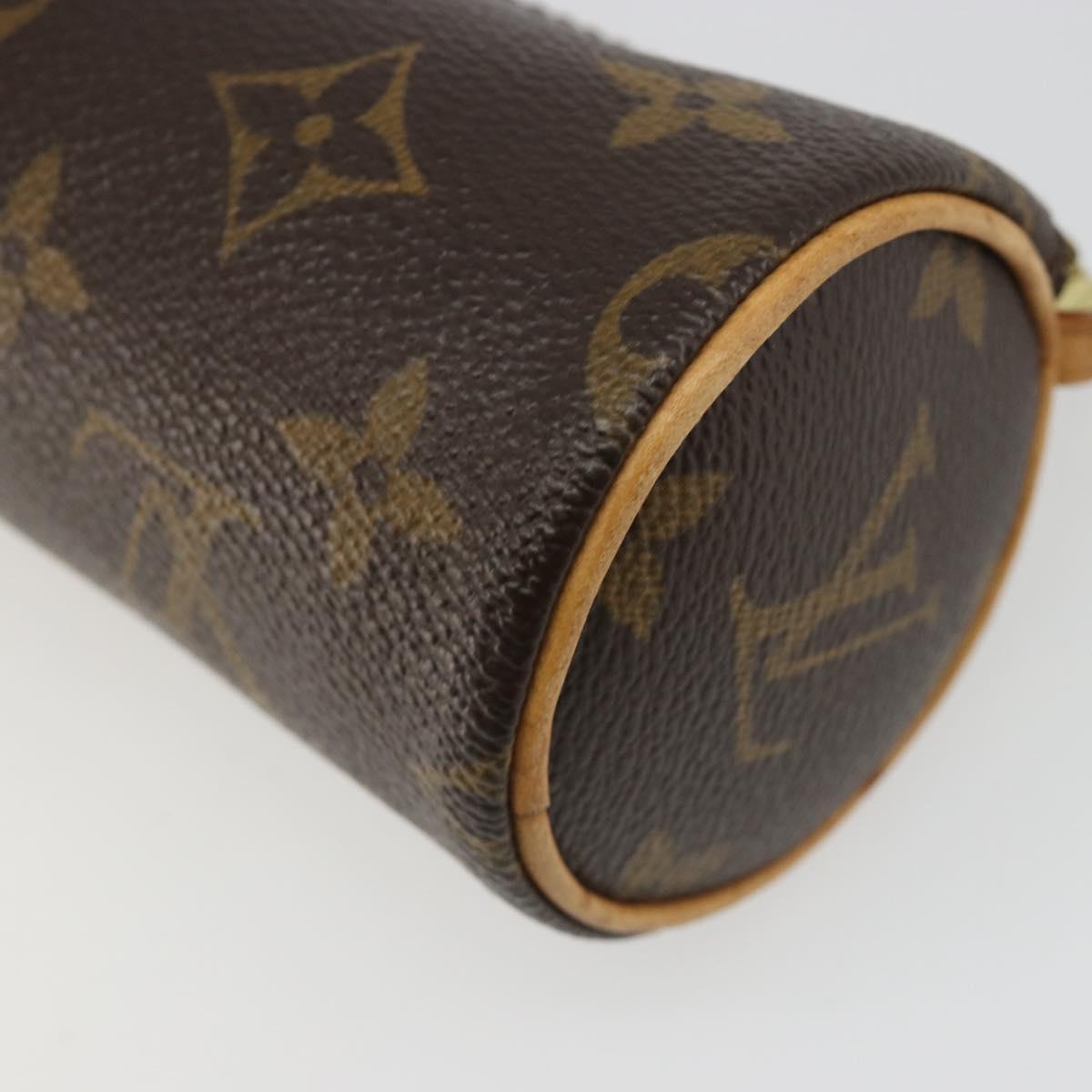 LOUIS VUITTON Monogram Papillon Pouch LV Auth hk3839