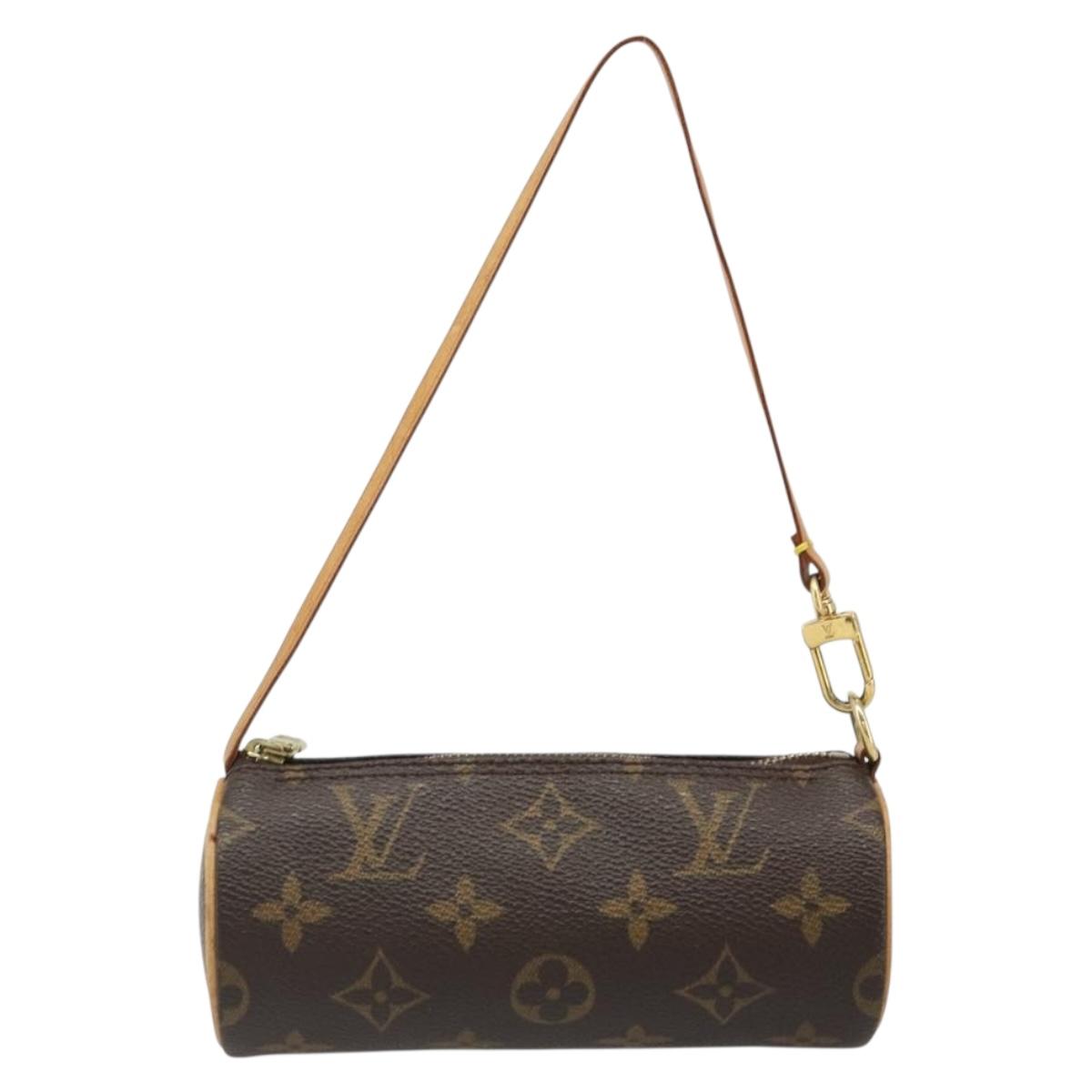 LOUIS VUITTON Monogram Papillon Pouch LV Auth hk3839