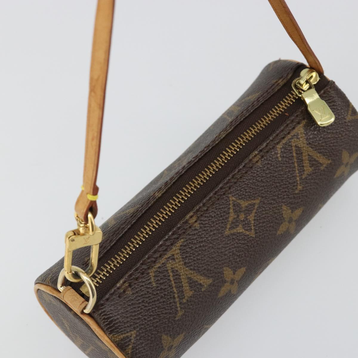 LOUIS VUITTON Monogram Papillon Pouch LV Auth hk3839