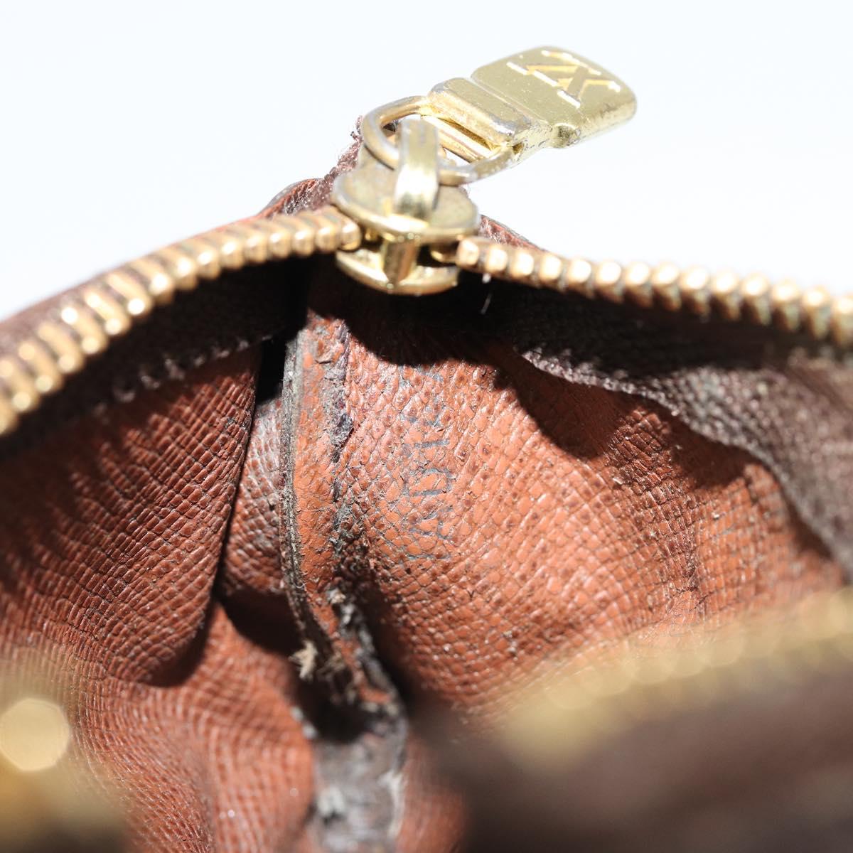 LOUIS VUITTON Monogram Pochette Cles Coin Purse M62650 LV Auth hk3841