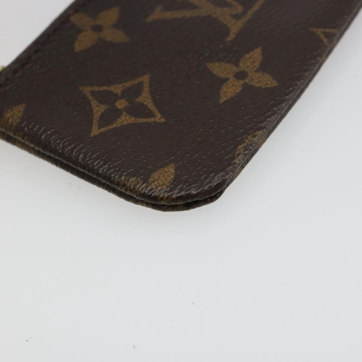 LOUIS VUITTON Monogram Pochette Cles Coin Purse M62650 LV Auth hk3841
