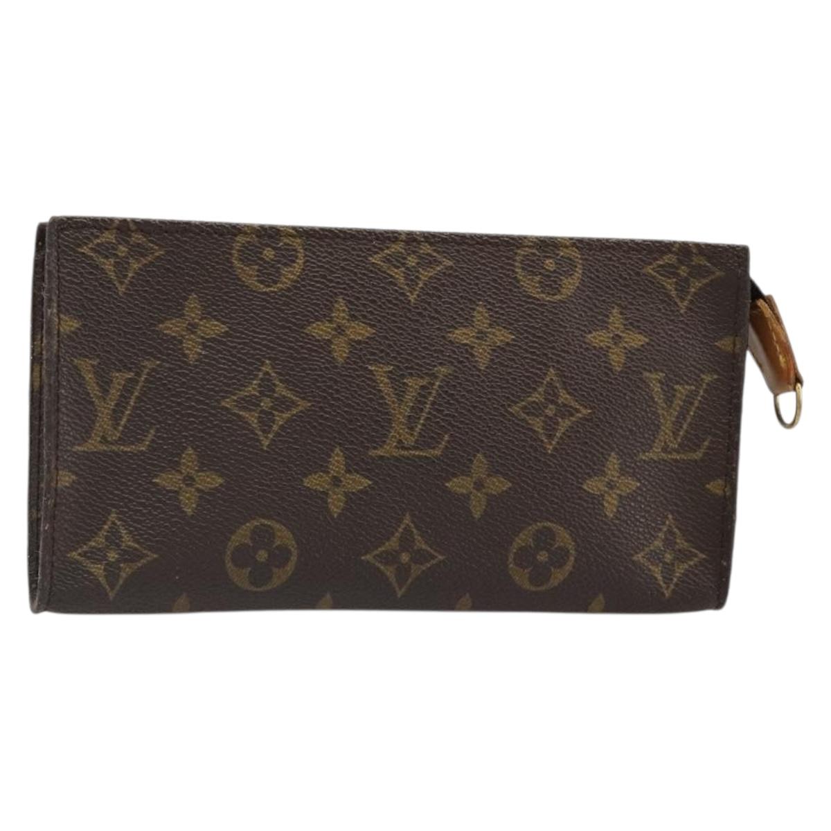 LOUIS VUITTON Monogram Bucket GM Accessory Pouch LV Auth hk3842