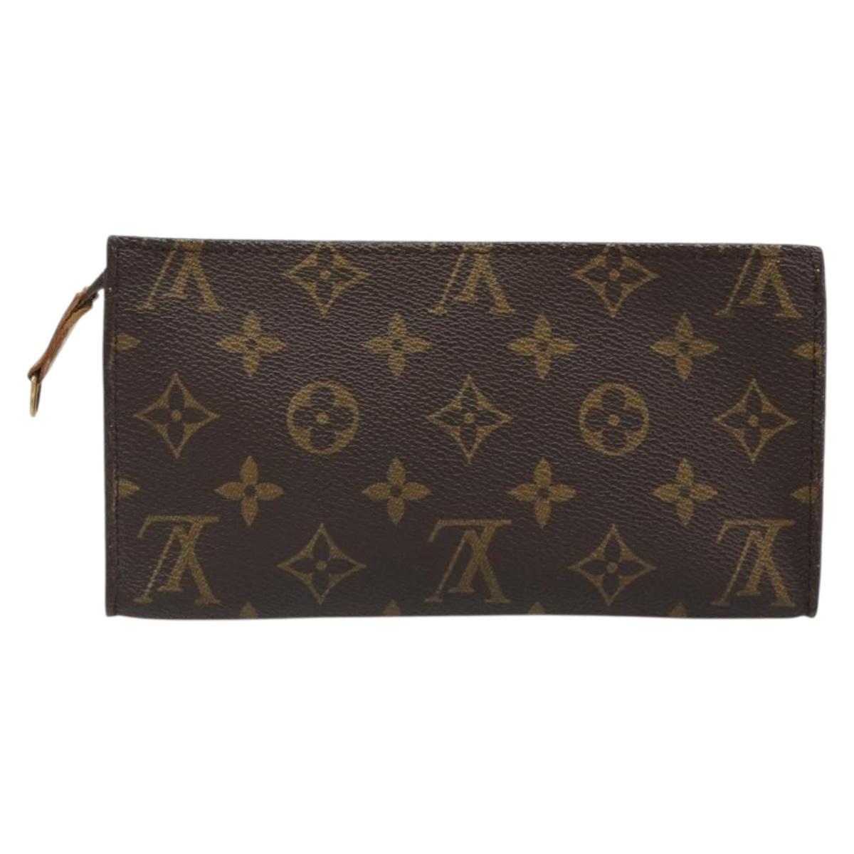 LOUIS VUITTON Monogram Bucket GM Accessory Pouch LV Auth hk3842