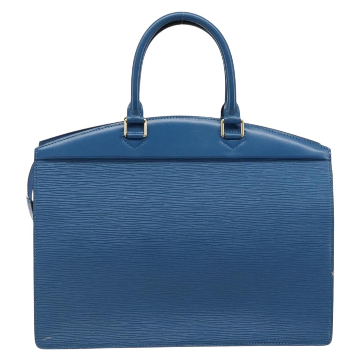 LOUIS VUITTON Epi Riviera Hand Bag Blue M48185 LV Auth hk3848